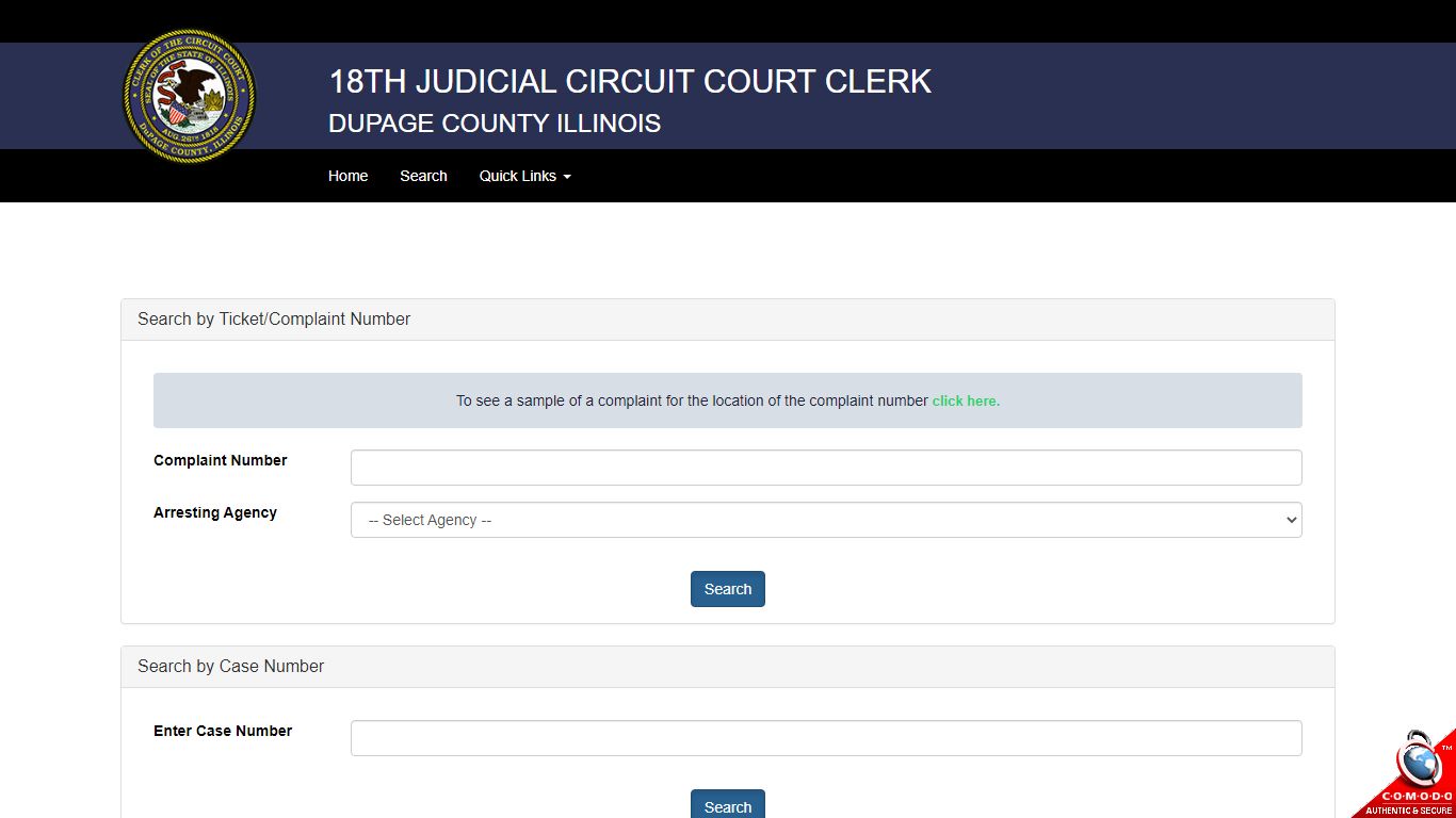 Circuit Court Clerk Public Information Application